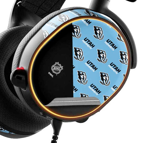NHL Utah Mammoth Logo Pattern SteelSeries Arctis 3 Skin